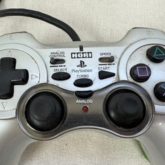 PlayStation HORI コントローラーシルバー動作未確認の画像