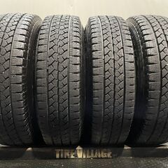 BS BLIZZAK VL1 195/80R15 107/105L LT スタッドレス Weds ウェッズ キーラー 15インチ 6.5J6HPCD139.7+28 ハイエース等　(MTR412)クレジットカード QRコード決済可能の画像