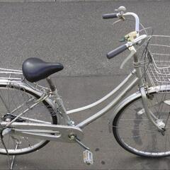 【売約済み】27インチ 🚲 中古 自転車 10,800円 🔁3段切替 🔑鍵 💡ライト付 新規防犯登録料コミ 791の画像