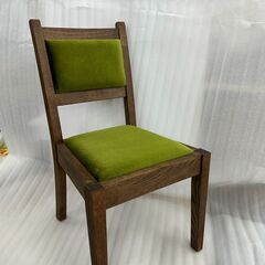 新品未使用 激安チェアー 天然木 布座面 ブラウン ダークブラウ...