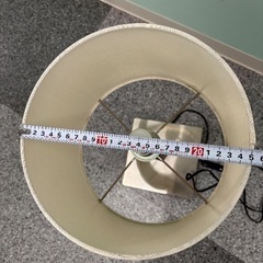 ランプ　円形布製シェードの画像