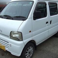 【走行少なめオートマ軽バン】タイミングチェーンエンジン☆エアコンパワステ【４ナンバー元公用車】の画像