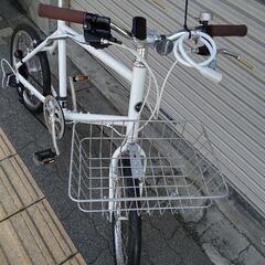 WEEKEND BIKES[ウィークエンドバイクス]20吋 ミニベロ(小径車) アルミ/7speed/パールホワイトの画像