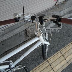WEEKEND BIKES[ウィークエンドバイクス]20吋 ミニベロ(小径車) アルミ/7speed/パールホワイトの画像