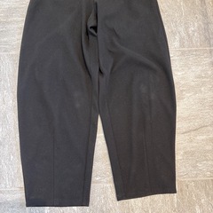 GU ブラッシュドジャージーコクーンパンツ　S ブラック　黒　秋冬　無の画像