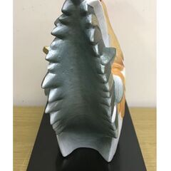 博多人形  にわとり 鶏 台座付の画像