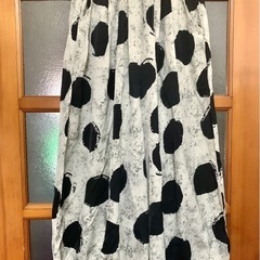 ★レディース レトロ 水玉 ドット柄のハーレムパンツ ワイドレッグ 新品 未使用 ★の画像