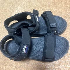 Java サンダル　ブラック24.5cmの画像