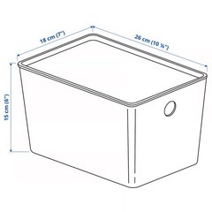 IKEA収納６個の画像