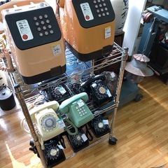ジャンク 黒電話 ダイヤル式の画像