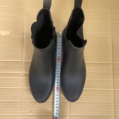 【使用品】レディースショートレインブーツ　サイズMの画像