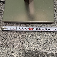 ランプ　角形布製シェードの画像