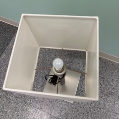 ランプ　角形布製シェードの画像