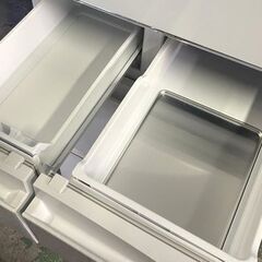高年式!2023年製! MITSUBISHI/三菱電機 5ドア 451L ノンフロン冷蔵冷凍庫 MR-MB45J-W 右開き MBシリーズ 中古家電 店頭引取歓迎 R9759の画像
