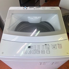 美品洗濯機ニトリ24年6kg全自動電気ガラスドア仙台市内無料配達・設置の画像