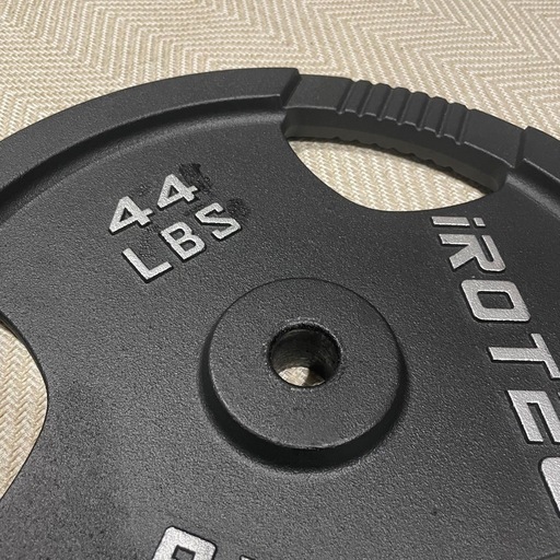 アイロテック アイアンプレート 穴径29mm 20kg×2枚(計40kg
