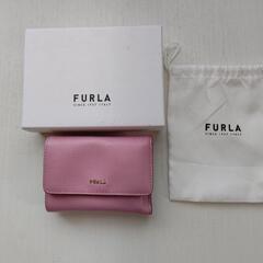 フルラFURLA 三つ折財布ピンク (雲海) 新潟の小物《財布》の中古