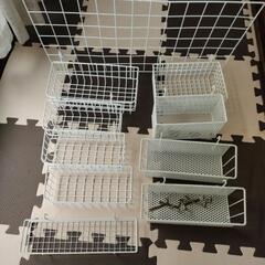 ワイヤーネット　小物入れ