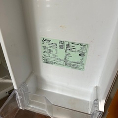 冷蔵庫　三菱電機2016年製の画像