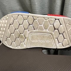 adidas キッズスリッポン ブラック/レッド/ブルーの画像