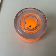 [中古／希少] LEDキャンドルライト-ORANGE（ガラス瓶入り）その3の画像