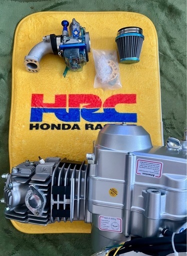 フィンフィンシリンダヘッド150ccハイカムプチチューニングエンジン4速セル無モンキーゴリラカブダックスシャリーグロムハンターカブpwk26キャブレター