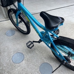 18インチ子ども用自転車（青）の画像