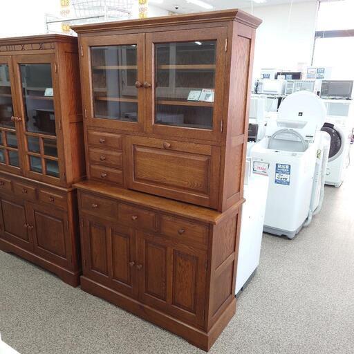 えぞ民芸家具 本棚 飾り棚 ライティングビューロー ナラ材