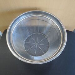 業務用 33㎝ ステンレス 深型ざる 弁慶 18-8（５升）ザル 調理器具 深さ22㎝ 札幌 北20条店の画像