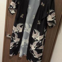 鶴柄　羽織　レディースの画像