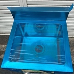 【直接引取限定】セール品 1槽シンク ステンレス厨房機器 新品 W450 D450 H800 の画像