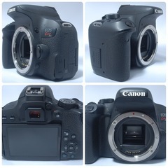 Canon Kiss X9i ダブルレンズ 自撮り可能 スマホ転送 望遠レンズ付の画像