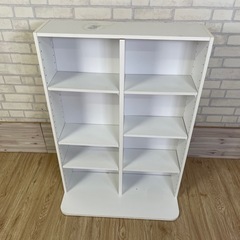 本棚　文庫ラック 収納ラック　3点セット　ホワイトの画像
