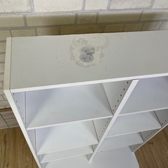 本棚　文庫ラック 収納ラック　3点セット　ホワイトの画像