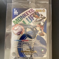 ワンピースカードゲーム　ルフィ　海外限定　プロモ　ドジャース　大谷翔平の画像