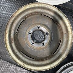 SUZUKI スズキ SJ10 ジムニー 純正ホイール 純正スチールホイール 16インチ 4本 4.5J5HPCD139.7+17 希少 当時物 円盤 ジープ　(MHB548)クレジットカード QRコード決済可能の画像