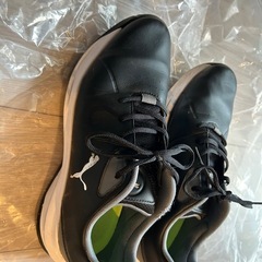 PUMA ゴルフシューズ ブラックの画像