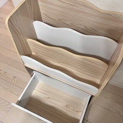 ニトリ　絵本棚　おもちゃ棚　子供 の画像