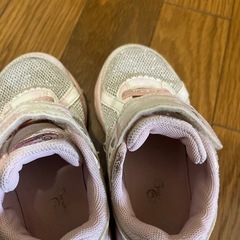 女の子　スニーカー　16 ピンクの画像