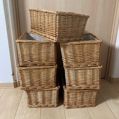 かご　収納ボックス　7個の画像