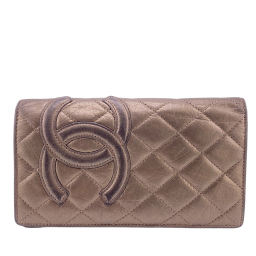シャネル CHANEL 長財布 カンボン 二つ折り長財布 ココマーク