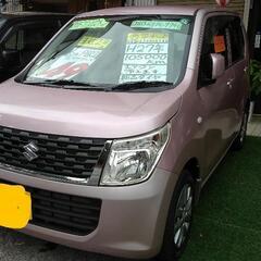 総額49万円　車検２年込み　H27ワゴンR　ライトピンク　10.5万キロ　６ヶ月保証（EG&ATのみ、他２ヶ月）　新品タイヤ（YOKOHAMA）　エアコン冷えます　の画像