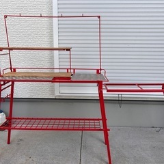 ネイチャートーンズ キッチンカウンターテーブル フルセット