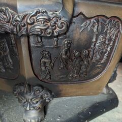火鉢　中古金属製大型の画像