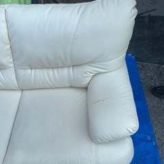お洒落やソファー 　カバー付きソファー　2Pソファー　高85×横幅×140の画像