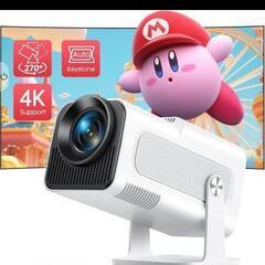 新品未使用プロジェクター 小型1080P 600ANSI 270°回転 短焦点 自動台形補正600ANSI 高輝度 TOPTRO TR27の画像