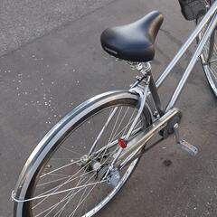 【売約済み】27インチ 🚲 BRIDGESTONE 自転車 12,800円 🔁3段切替 💡ライト付 新規防犯登録料コミ 795の画像
