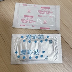 洗浄綿　モナリー　ノンアルコールコットンの画像