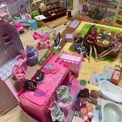 中古　リカちゃん　ビューティーハウス　ミスタードーナツ　パナソニックハウス　色々セットの画像