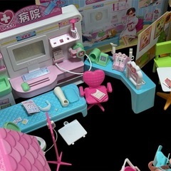中古　リカちゃん　ビューティーハウス　ミスタードーナツ　パナソニックハウス　色々セットの画像